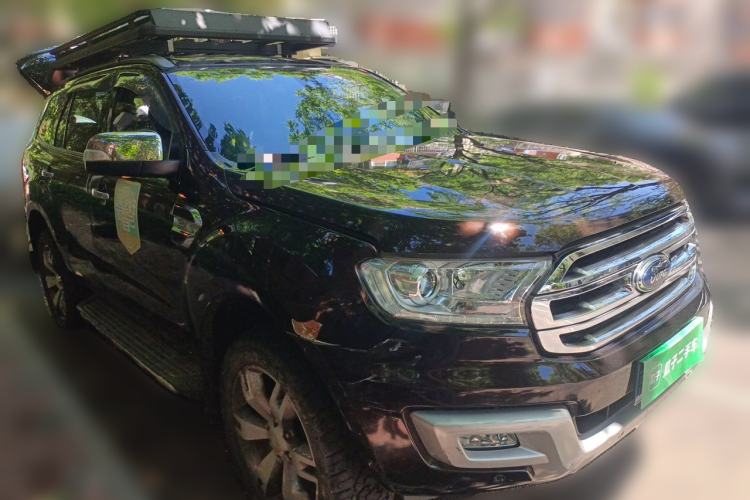 Used Ford Everest 2017 2.0T Gasoline Automatic 4x4 Flagship Edition 7 Seats Front Right 45 Deg