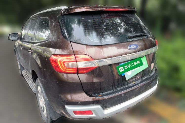 Used Ford Everest 2017 2.0T Gasoline Automatic 4x4 Luxury Edition 7 Seats Rear Left 45 Deg