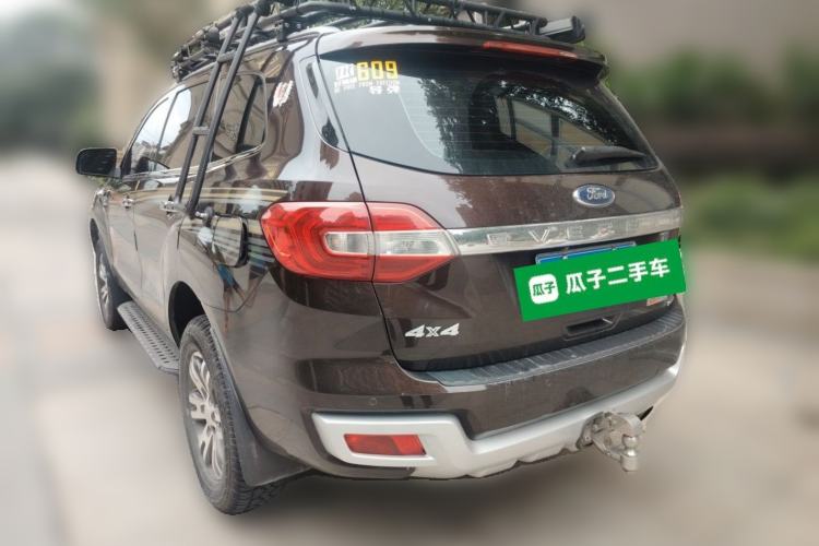 Used Ford Everest 2017 2.0T Gasoline Automatic 4x4 Luxury Edition 5 Seats Rear Left 45 Deg