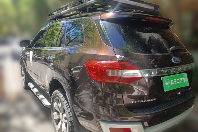 Used Ford Everest 2017 2.0T Gasoline Automatic 4x4 Flagship Edition 7 Seats Rear Left 45 Deg