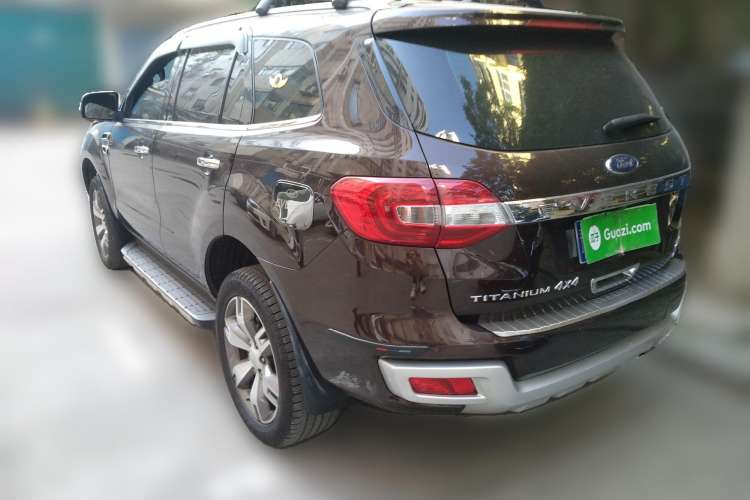 Used Ford Everest 2017 2.0T Gasoline Automatic 4x4 Luxury Edition 7 Seats Rear Left 45 Deg