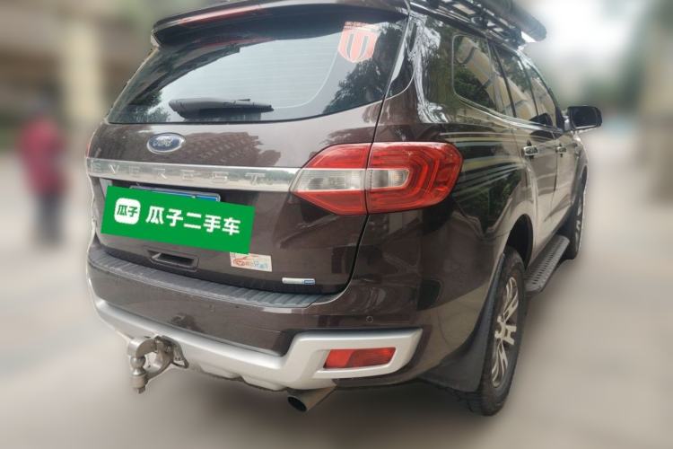 Used Ford Everest 2017 2.0T Gasoline Automatic 4x4 Luxury Edition 5 Seats Rear Right 45 Deg