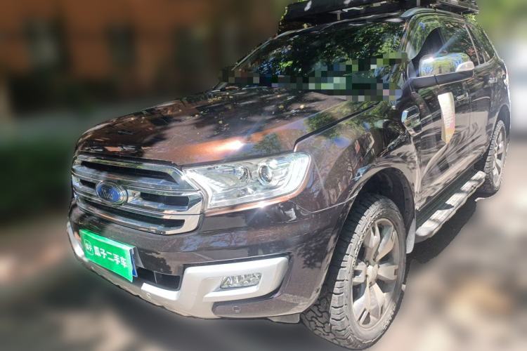 Used Ford Everest 2017 2.0T Gasoline Automatic 4x4 Flagship Edition 7 Seats Guazi used car, China used car export, Used car for sale, Used cars, Cheapest cars for sale