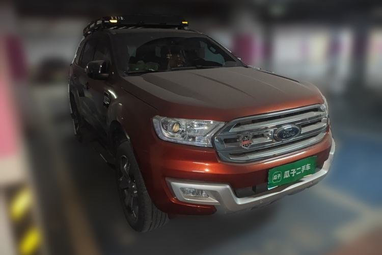 Used Ford Everest 2017 2.0T Gasoline Automatic 4x4 Flagship Edition 7 Seats Front Right 45 Deg