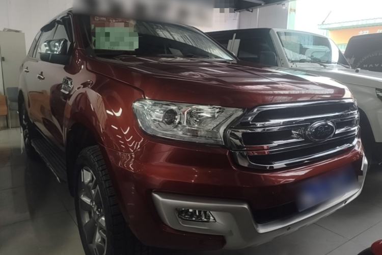 Used Ford Everest 2017 2.0T Gasoline Automatic 4x4 Flagship Edition 7 Seats Front Right 45 Deg