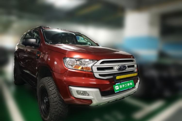 Used Ford Everest 2017 2.0T Gasoline Automatic 4x4 Elite Edition 5 Seats Front Right 45 Deg