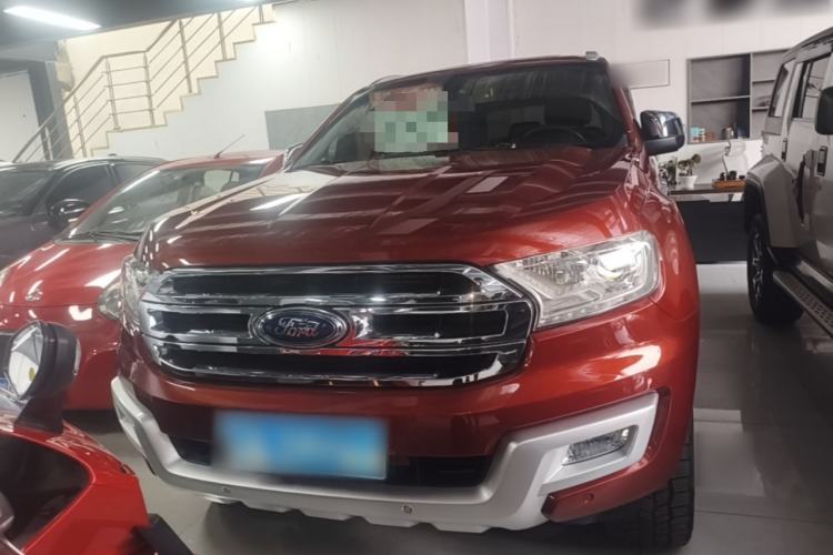 Used Ford Everest 2017 2.0T Gasoline Automatic 4x4 Flagship Edition 7 Seats Front