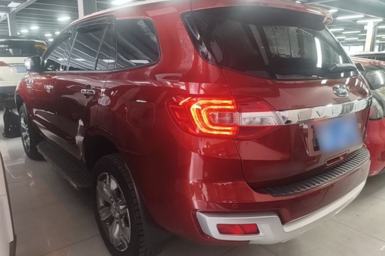 Used Ford Everest 2017 2.0T Gasoline Automatic 4x4 Flagship Edition 7 Seats Rear Left 45 Deg