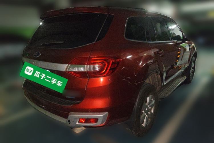 Used Ford Everest 2017 2.0T Gasoline Automatic 4x4 Elite Edition 5 Seats Rear Right 45 Deg