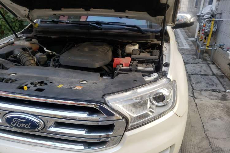 Used Ford Everest 2017 2.0T Gasoline Automatic 4x4 Flagship Edition 7 Seats Engine Bay Left