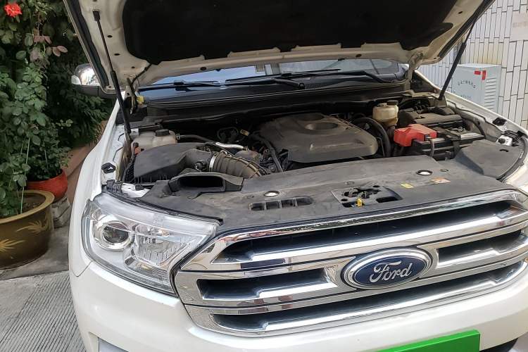 Used Ford Everest 2017 2.0T Gasoline Automatic 4x4 Flagship Edition 7 Seats Engine Bay Right