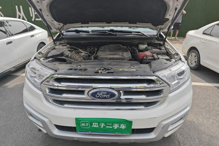 Used Ford Everest 2017 2.0T Gasoline Automatic 4x4 Flagship Edition 7 Seats Engine Bay