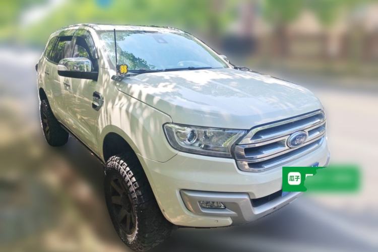 Used Ford Everest 2017 2.0T Gasoline Automatic 4x4 Flagship Edition 7 Seats Front Right 45 Deg