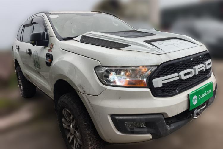Used Ford Everest 2017 2.0T Gasoline Automatic 4x4 Elite Edition 5 Seats Front Right 45 Deg