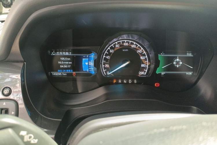 Used Ford Everest 2017 2.0T Gasoline Automatic 4x4 Flagship Edition 7 Seats Odometer Close Up