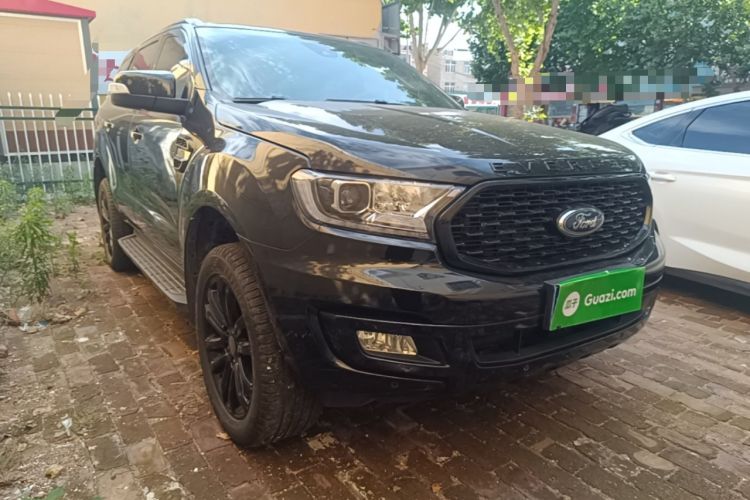 Used Ford Everest 2020 Sport Edition 2.3T Gasoline Automatic 4x4 Flagship Model with 7 Seats Front Right 45 Deg