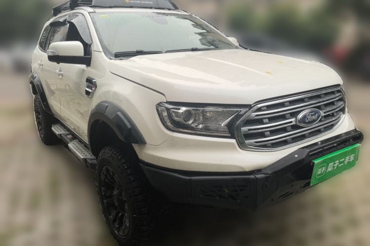 Used Ford Everest 2020 2.3T Gasoline Automatic 4WD Luxury Edition 5 Seats Front Right 45 Deg