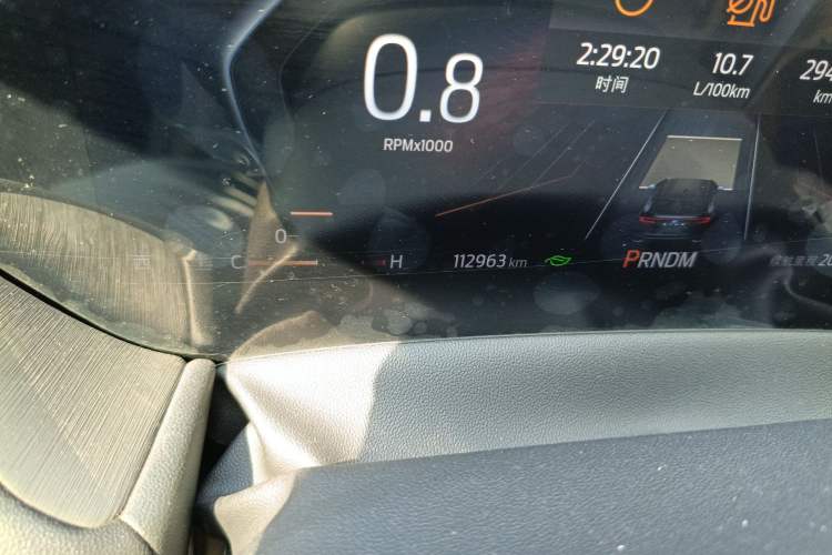Used Ford EVOS 2022 EcoBoost 245 ST-Line Odometer Close Up