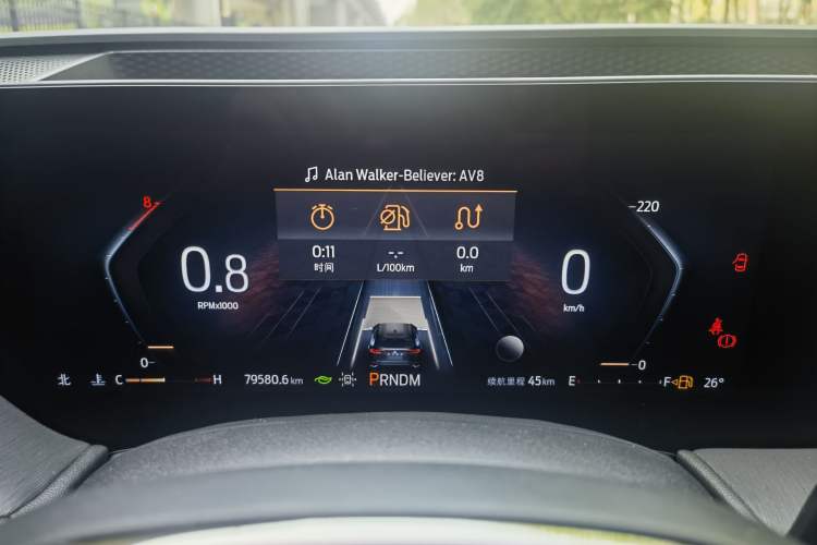Used Ford EVOS 2022 EcoBoost 245 Sport Edition Odometer Close Up