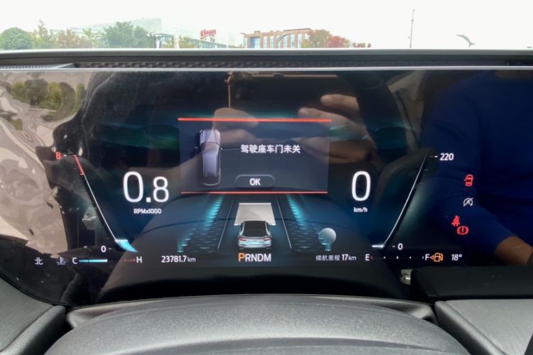 Used Ford EVOS 2022 EcoBoost 245 ST-Line Odometer Close Up