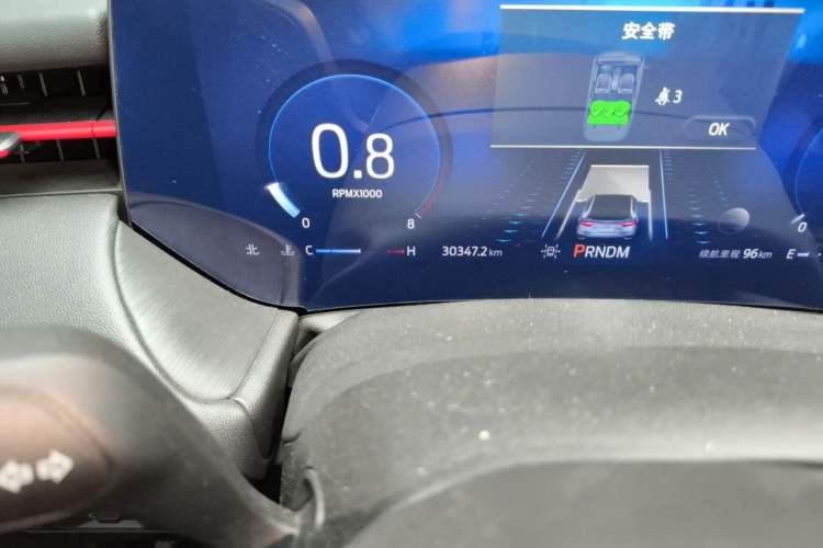 Used Ford EVOS 2022 EcoBoost 245 ST-Line Odometer Close Up