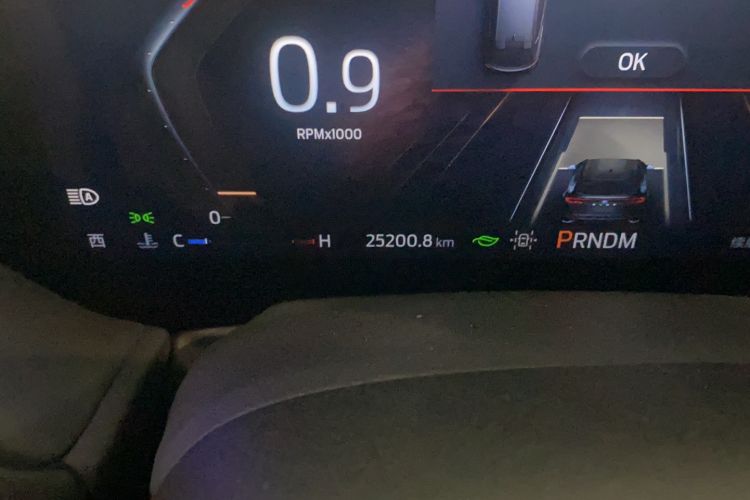 Used Ford EVOS 2022 EcoBoost 245 ST-Line Odometer Close Up