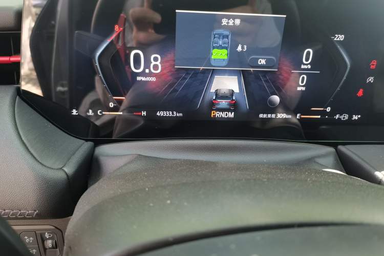 Used Ford EVOS 2022 EcoBoost 245 Sport Edition Odometer Close Up