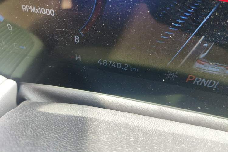 Used Ford EVOS 2022 EcoBoost 245 Tech Edition Odometer Close Up