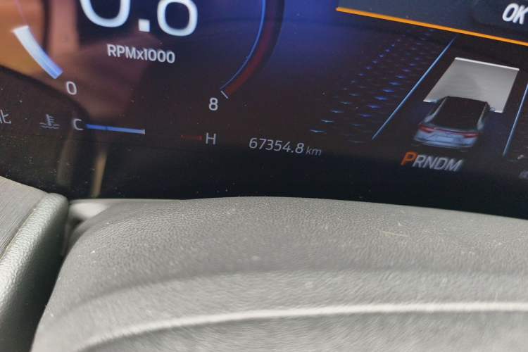 Used Ford EVOS 2022 EcoBoost 245 Sport Edition Odometer Close Up