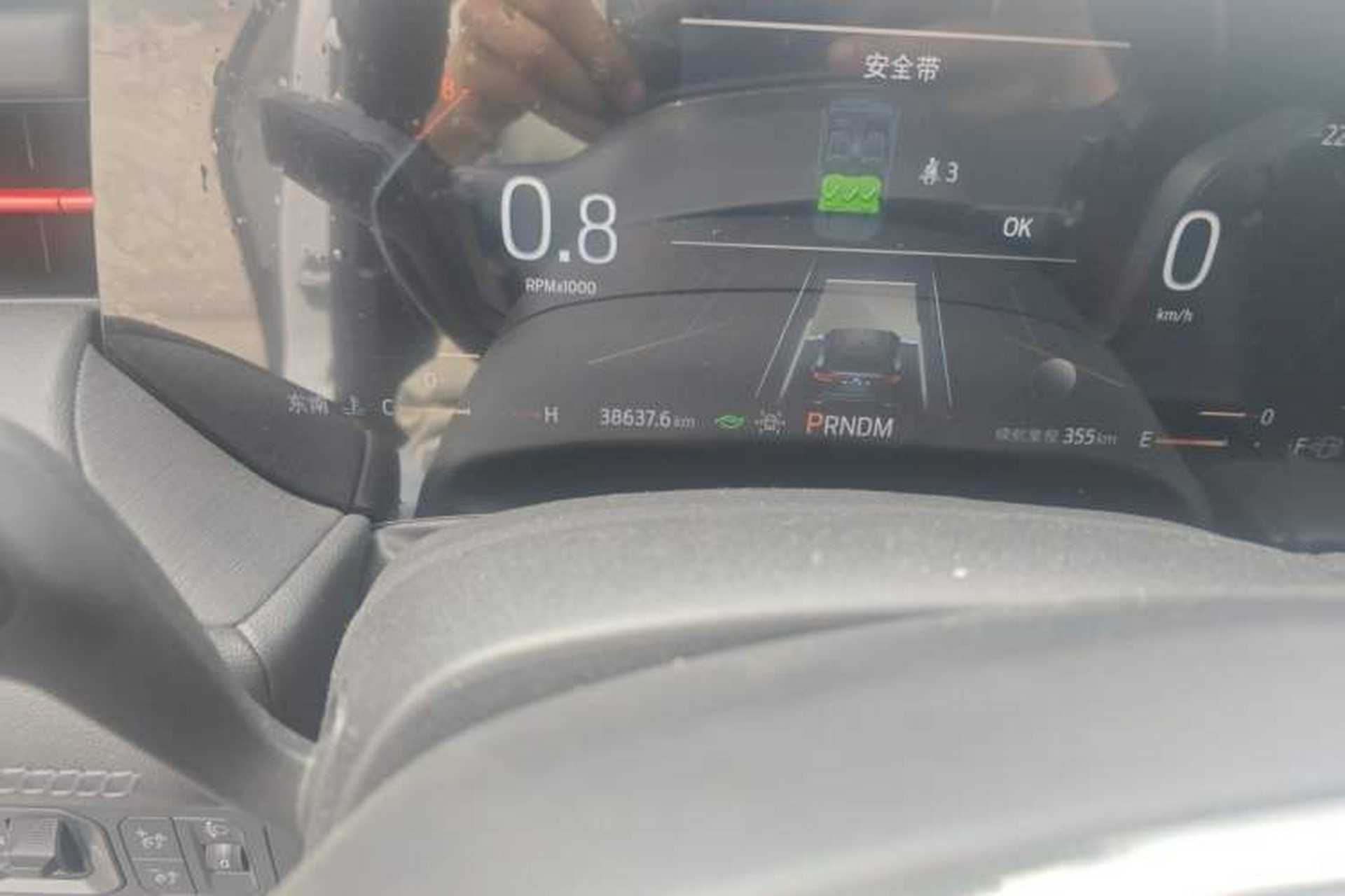 Used Ford EVOS 2022 EcoBoost 245 ST-Line Odometer Close Up