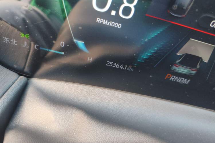 Used Ford EVOS 2022 Facelift EcoBoost 245 ST-Line Odometer Close Up