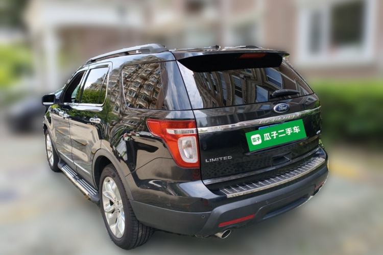 Used Ford Explorer 2013 3.5L Deluxe Model Rear Left 45 Deg