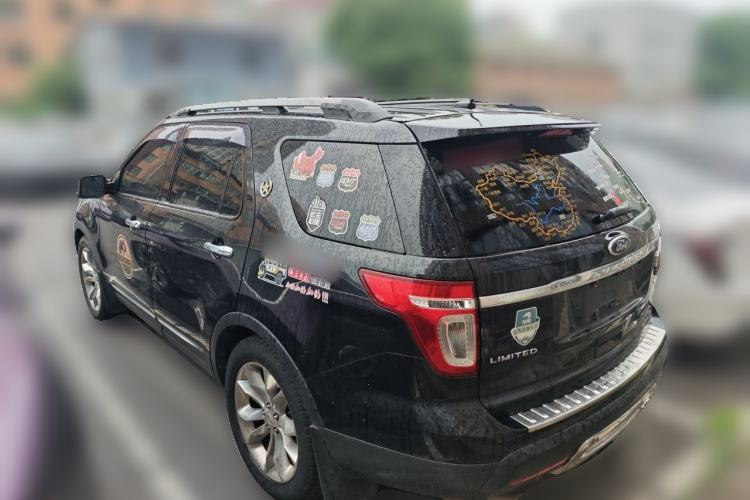Used Ford Explorer 2013 3.5L Deluxe Model Rear Left 45 Deg