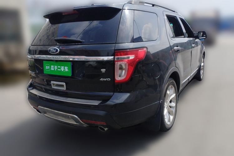 Used Ford Explorer 2013 3.5L Deluxe Model Rear Right 45 Deg