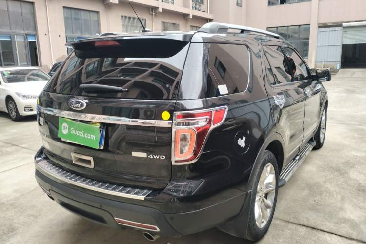 Used Ford Explorer 2013 3.5L Deluxe Model Rear Right 45 Deg
