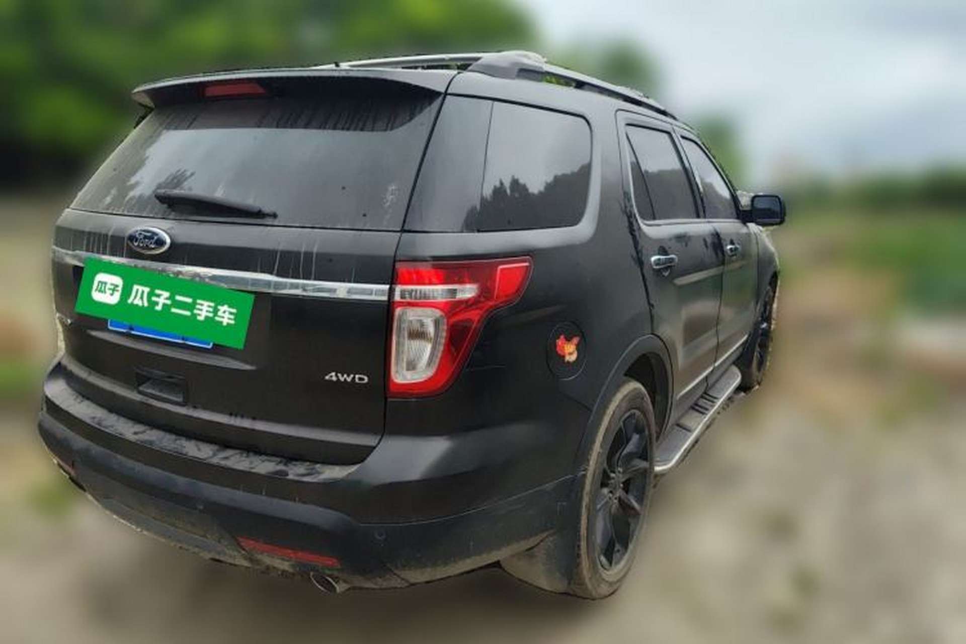 Used Ford Explorer 2013 3.5L Deluxe Model Rear Right 45 Deg