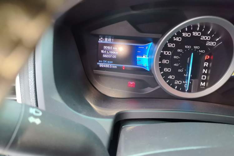 Used Ford Explorer  Odometer Close Up