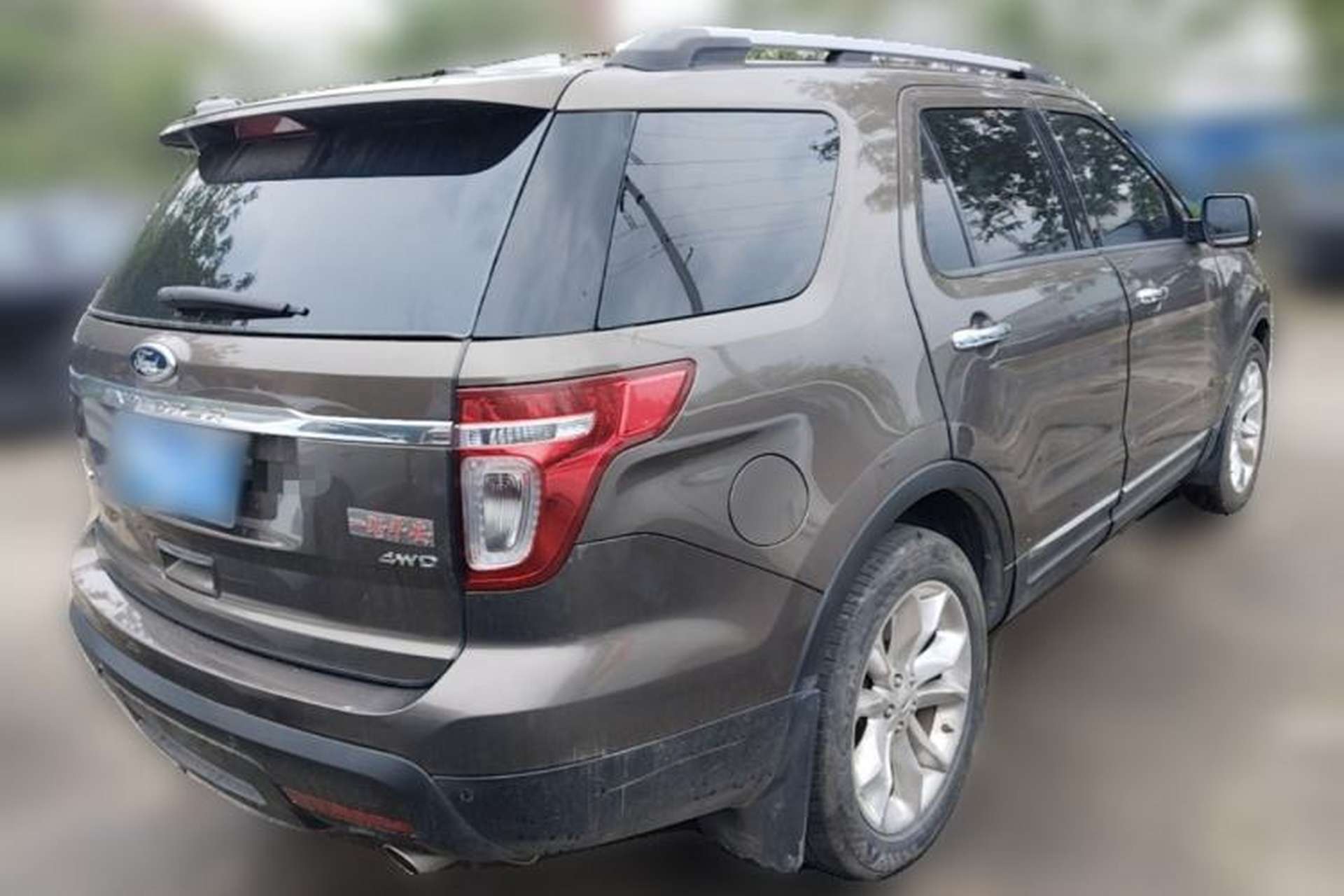 Used Ford Explorer 2013 3.5L Deluxe Model Rear Right 45 Deg