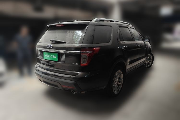 Used Ford Explorer 2013 3.5L Deluxe Model Rear Right 45 Deg