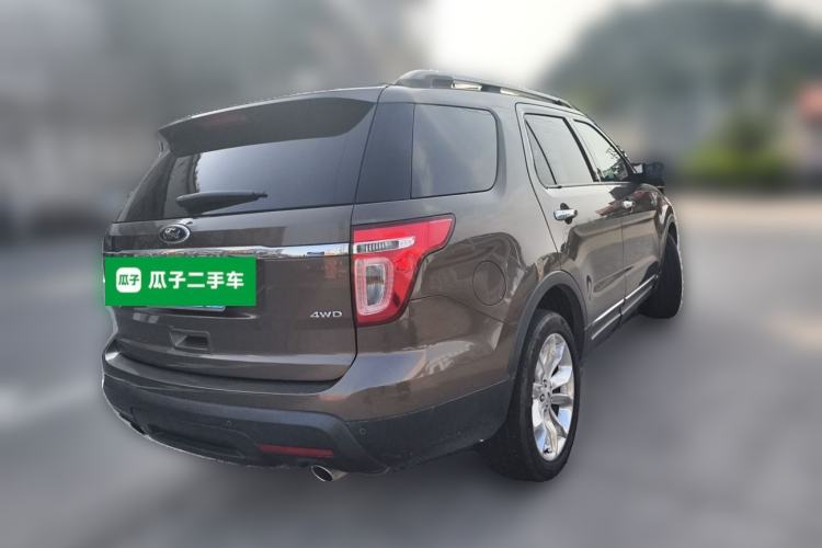 Used Ford Explorer 2013 3.5L Deluxe Model Rear Right 45 Deg