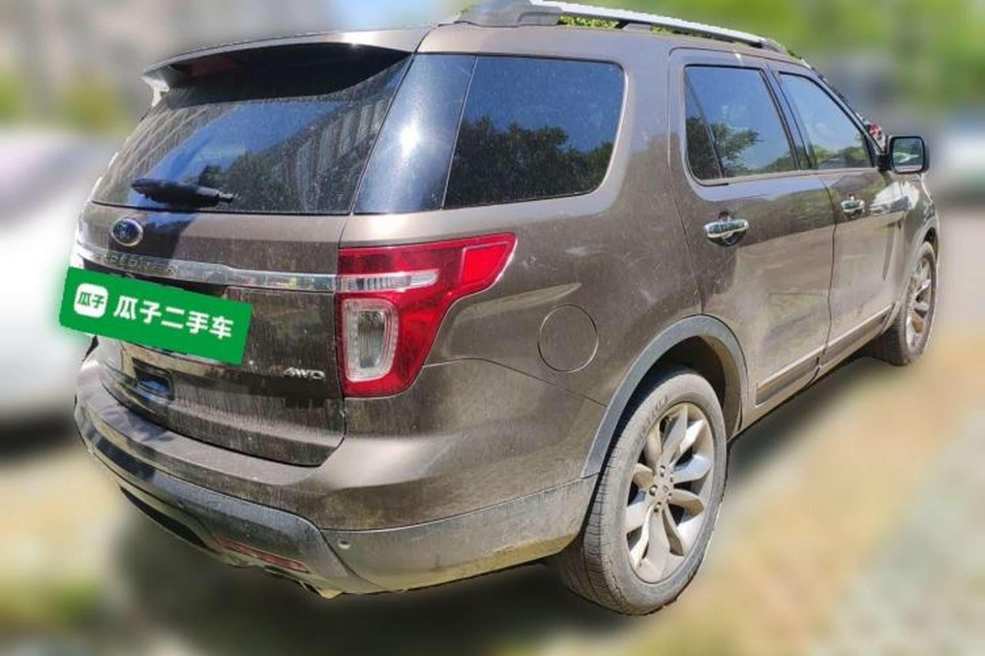 Used Ford Explorer 2013 3.5L Deluxe Model Rear Right 45 Deg