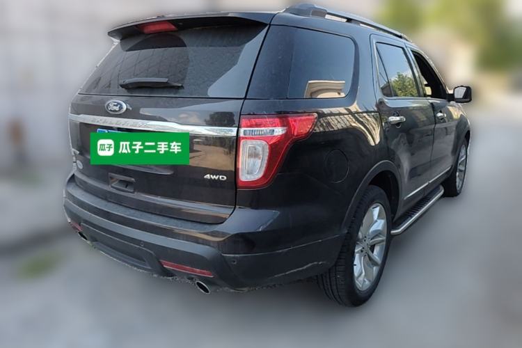 Used Ford Explorer 2013 3.5L Deluxe Model Rear Right 45 Deg