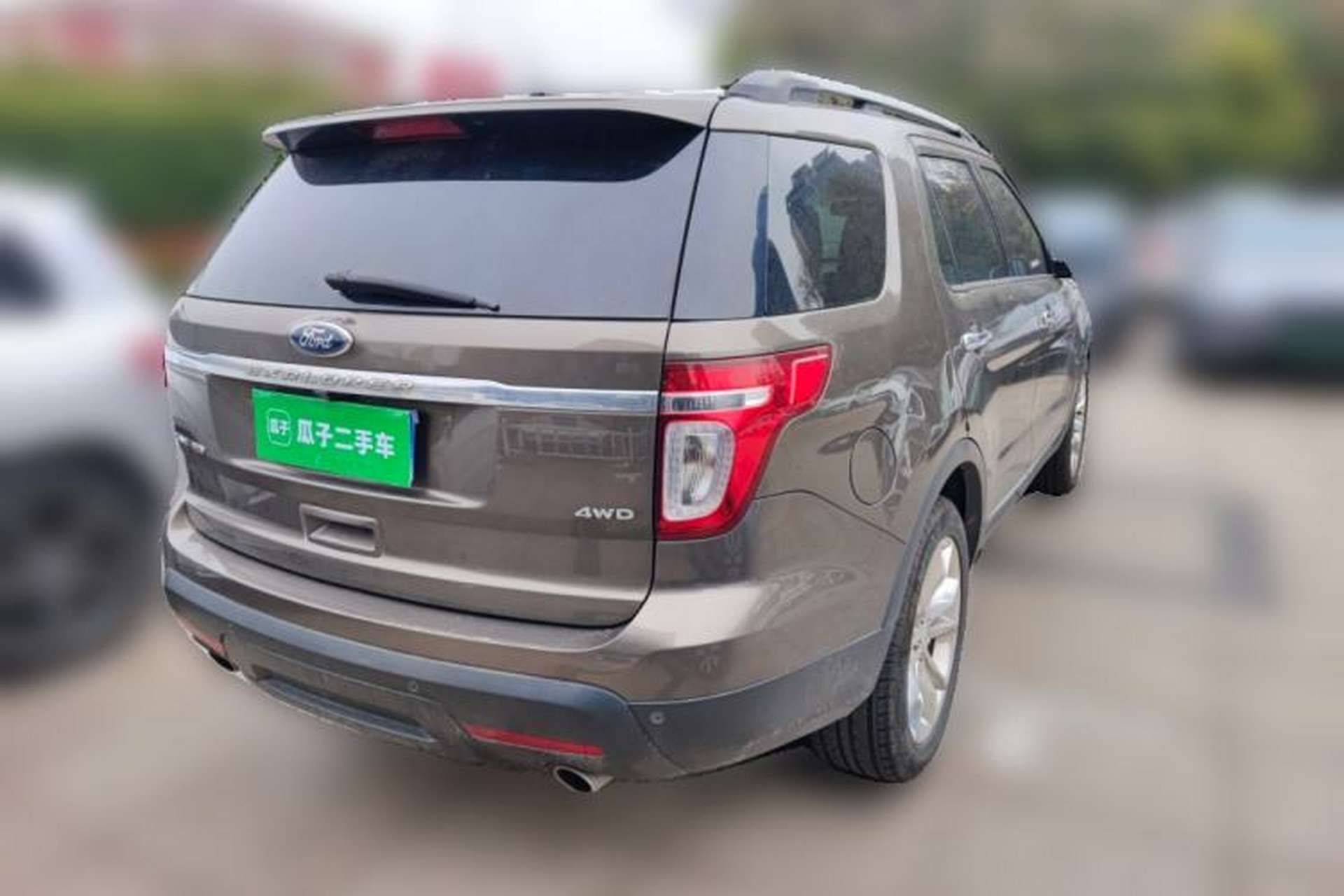 Used Ford Explorer 2013 3.5L Deluxe Model Rear Right 45 Deg