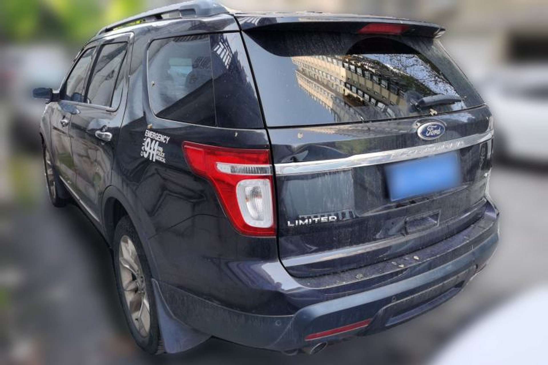 Used Ford Explorer 2013 3.5L Deluxe Model Rear Left 45 Deg