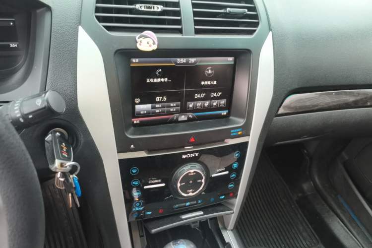 Used Ford Explorer 2013 3.5L Deluxe Model Audio And AC Panel