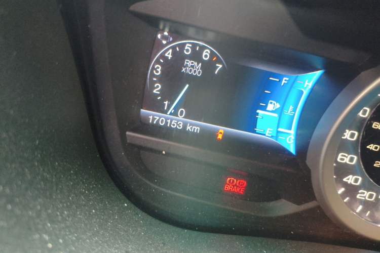 Used Ford Explorer 2013 3.5L Deluxe Model Odometer Close Up