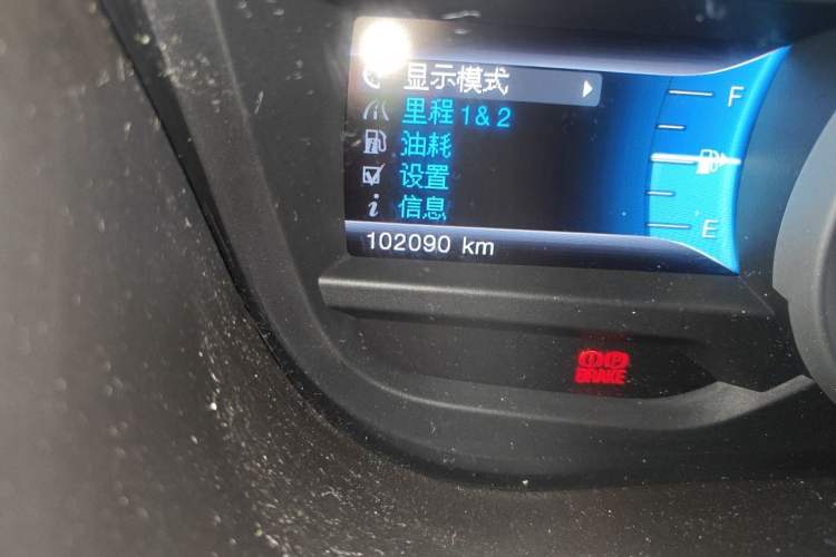 Used Ford Explorer 2013 3.5L Deluxe Model Odometer Close Up