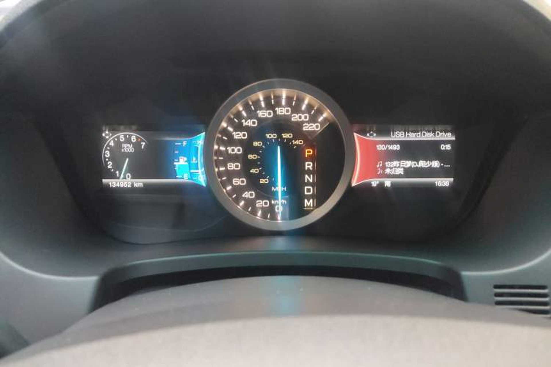 Used Ford Explorer 2013 3.5L Deluxe Model Odometer Close Up