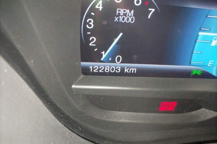 Used Ford Explorer 2013 3.5L Deluxe Model Odometer Close Up