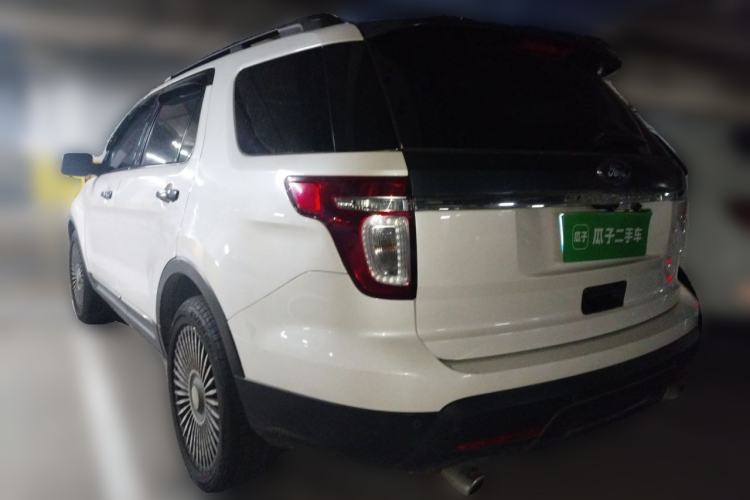 Used Ford Explorer 2013 3.5L Deluxe Model Rear Left 45 Deg